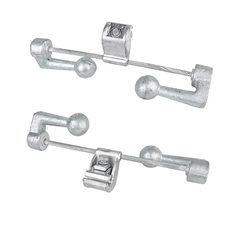 Hot Sale Spiral Cable Vibration Combined Type Spacer Dampers For Line Electric Power Fitting