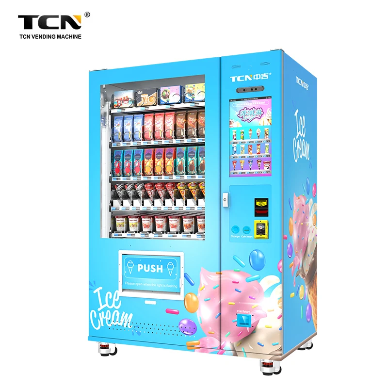 TCN cake frozen food vending machine ice cream vending cart