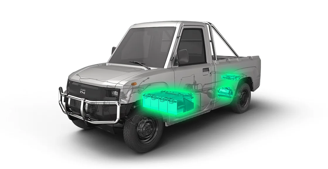  EEC Pickman electric cargo truck left steering pickup single cab for