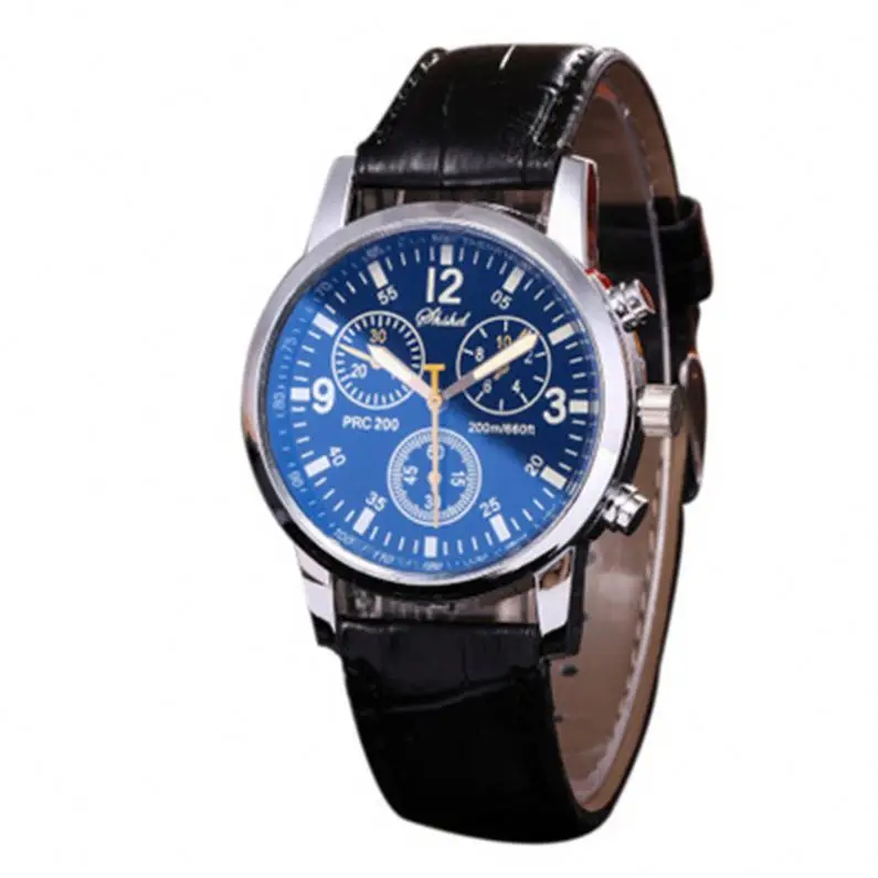 wholesale waterproof leather watch fashion men watch L0298
