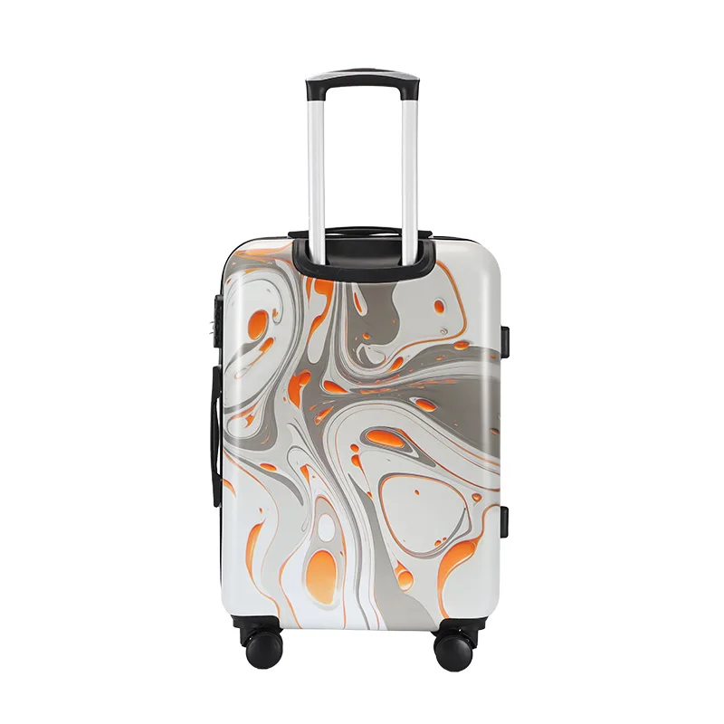 OMASKA Custom Wholesale ABS Luggage Bag 20 24 28 Inch Hard Shell Women Travel Koffer PC Suitcase