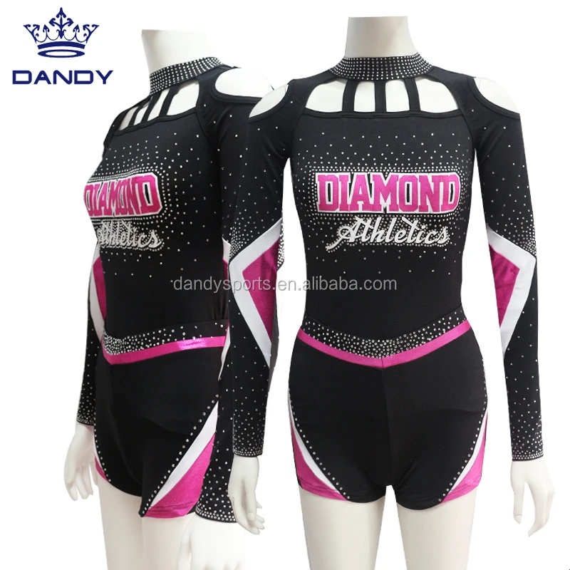 Wholesale OEM design long sleeve cheer leading competition uniforms sportswear Cheerleading Uniforms