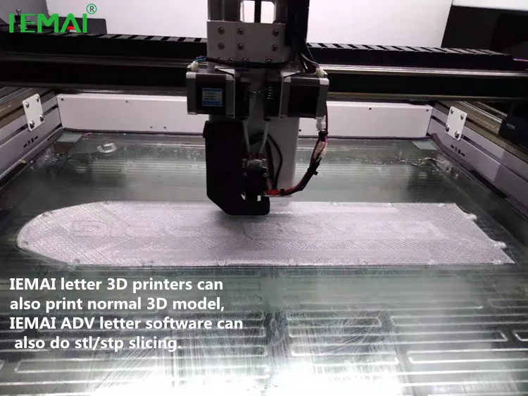 600*600 мм 3D принтер для печати букв Большой размер Печать быстрое качество формование FDM 3d письмо машина Emachine