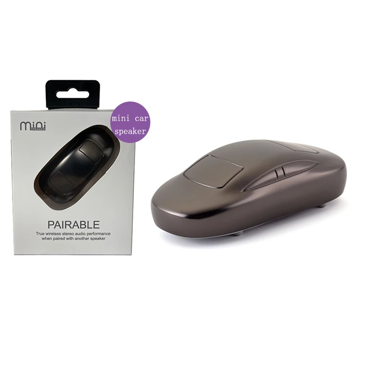 Good Sound Metal Wireless Mini Portable Car Shape Model Bluetooth Speaker