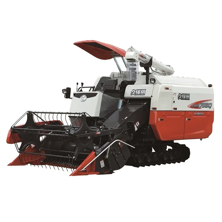 Японский комбайн KubotaPRO758Q изнасилование и пшет, комбайн для сладкой кукурузы, комбайн для двигателя, Сельскохозяйственный комбайн
