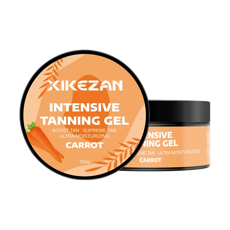 Custom Natural Bronze Body Tan Dark Suntan Carrot Intensive Tanning Cream Lotion Sunbed Tanning Accelerator