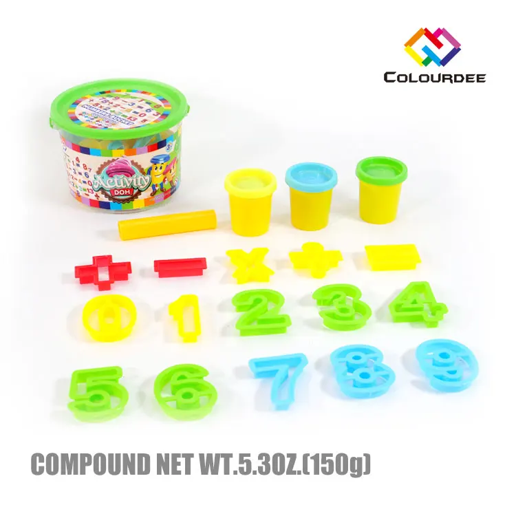 Non Toxic play dough Plasticine intelligent Educational soft air dry Light Modelling Clay Fluffy Slime Mud Supplier alphabet