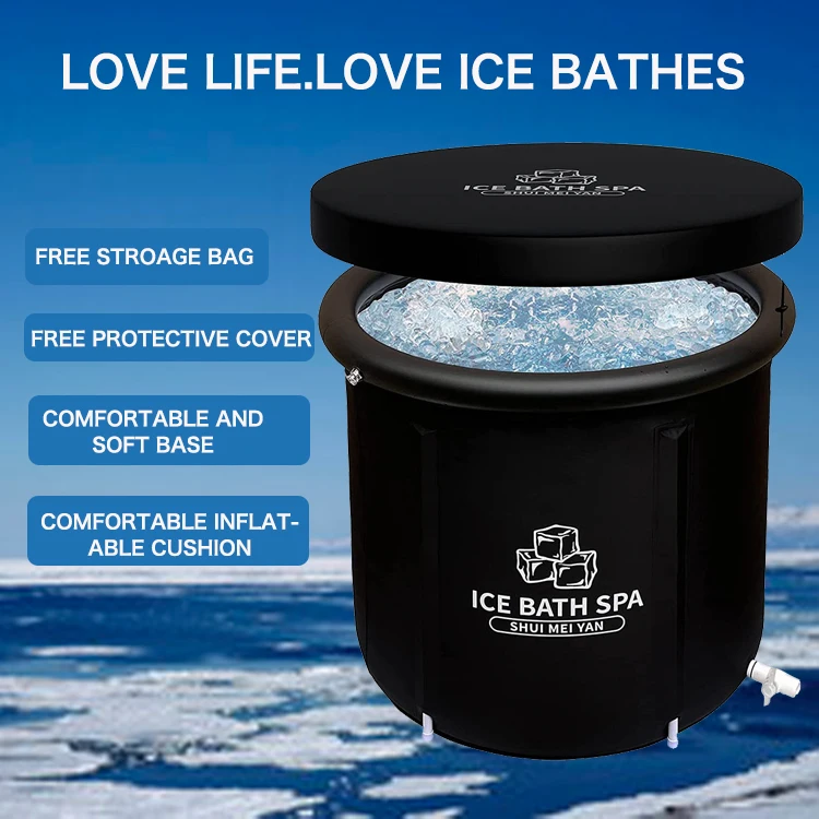 Inflatable Commercial Acrylic Combined Sauna Ice Baths Pool Cold Plunge Tub Large Chiller Water Cooling