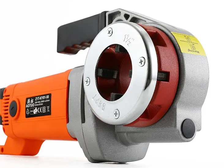 Hand-Held 30 Electric Wire Sleeve Machine Convenient Power Pipe Threader for Galvanized & Iron Pipe Sleeving 4 Points -2