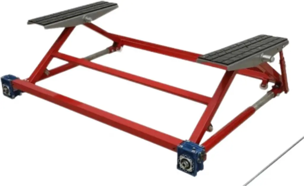 12in Hydraulic Wheel Positioning Jack Manual Adjustment Mechanical Wheel Dolly Jack Car Moving Tools in Stock