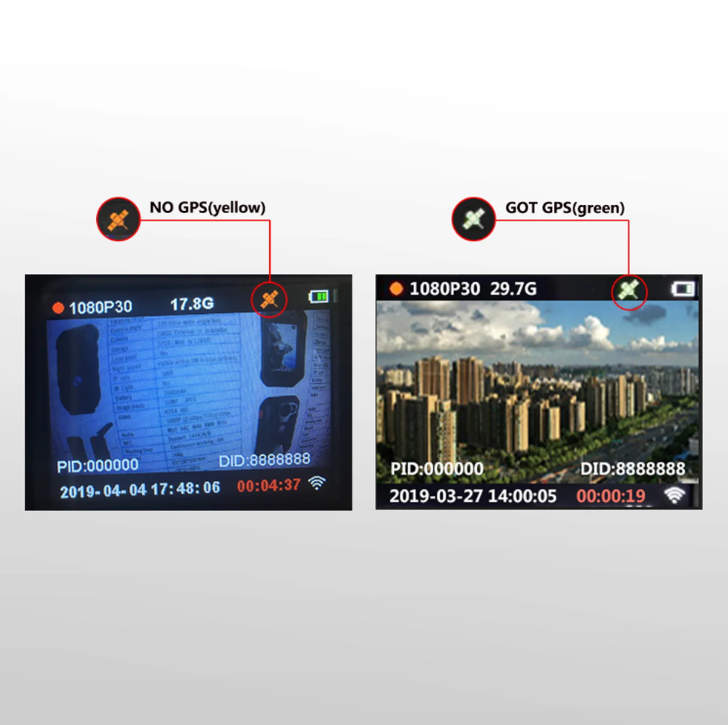 Mini Portable 1080P Police DVR with Wifi GPS IR Lights Weatherproof Wearable Video Camera