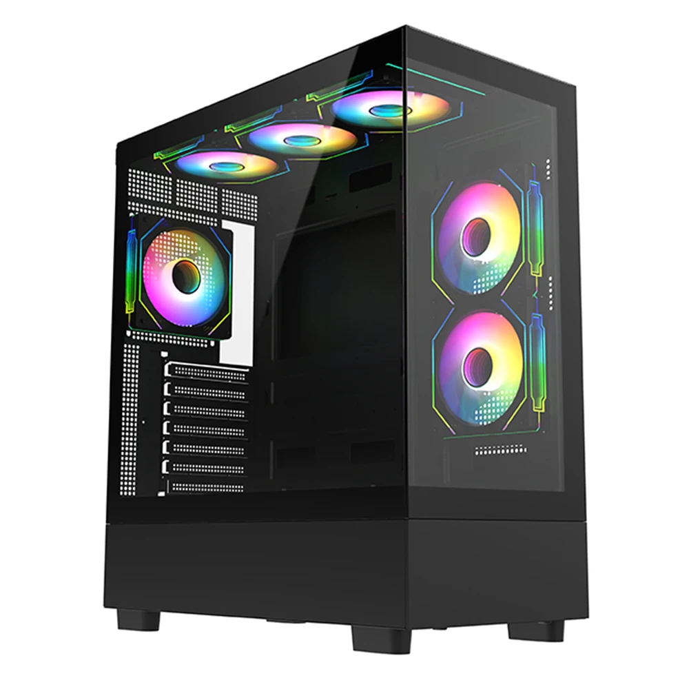 OEM ODM ATX MATX ПК чехол для игрового компьютера с закаленным стеклом для компьютерных корпусов и Башен