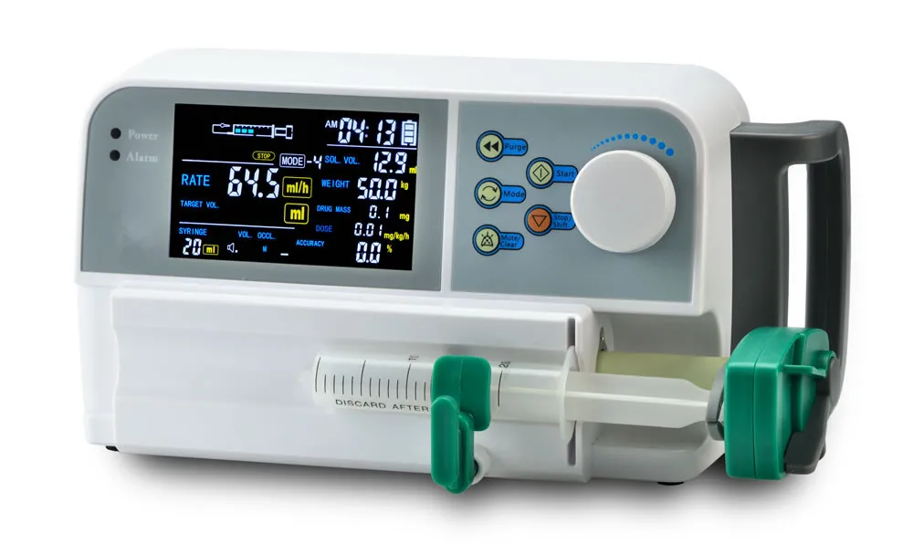 Veterinary Automatic Single Feeding Pump Infusion LCD Display Screen Medical Injection Syringe Pump for Hospital