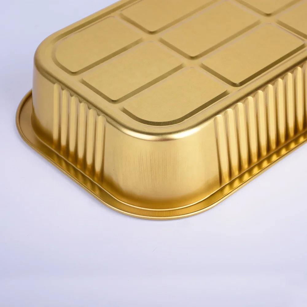 125 шт. Одноразовые алюминиевой фольги для выпечки риса Сковорода-гриль алюминиевая контейнеры для еды на вынос работа домашняя упаковка