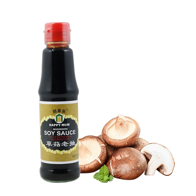 Chinese Fermented Seasoning Premium Soya Sauce HALAL NON-GMO Mushroom Soy Sauce
