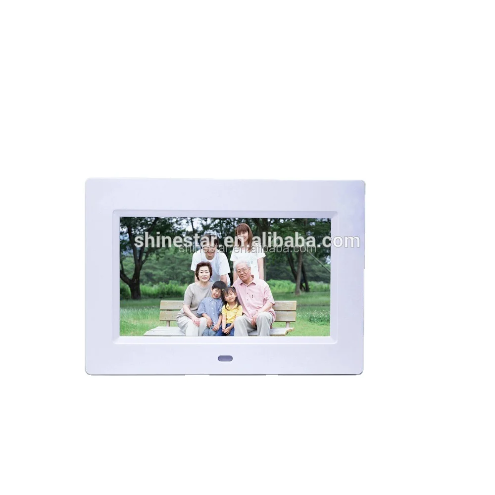 7'inch TFT-LCD Digital Photo Frame Picture Movie MP4 Player Alarm Clock +Remote