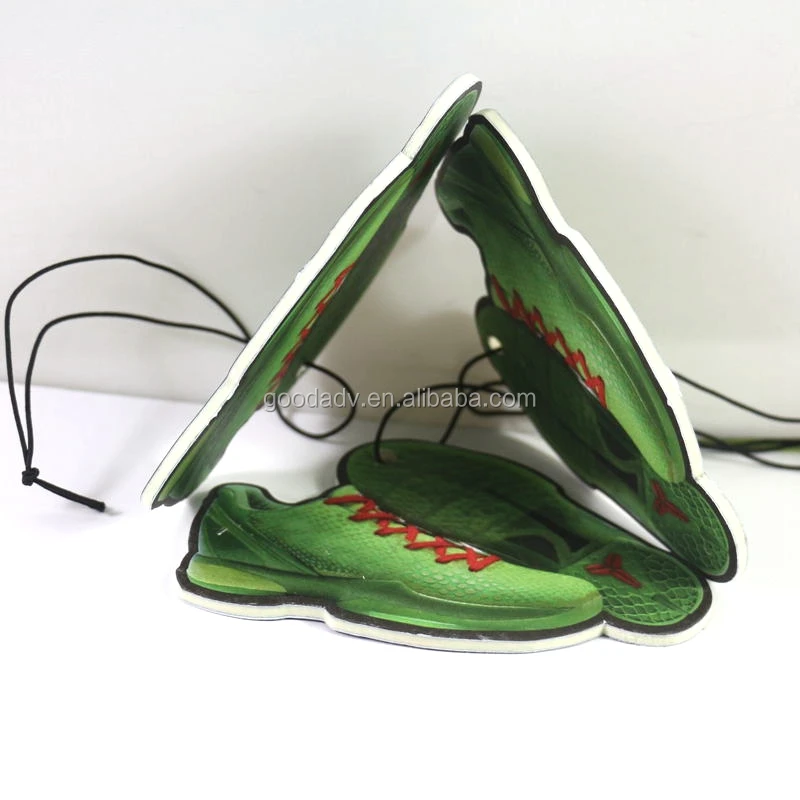 Customized Size and Eco-friendly cotton paper Material hanging car air freshener