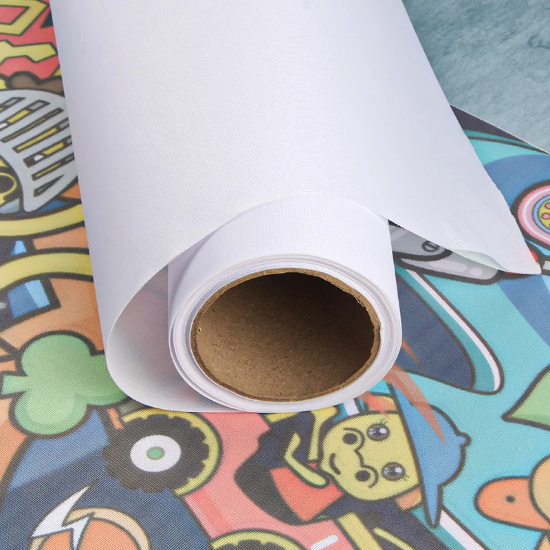 110gsm-120gsm 100% Polyester Flag Fabric Material Roll for Dye Sublimation Direct Printing