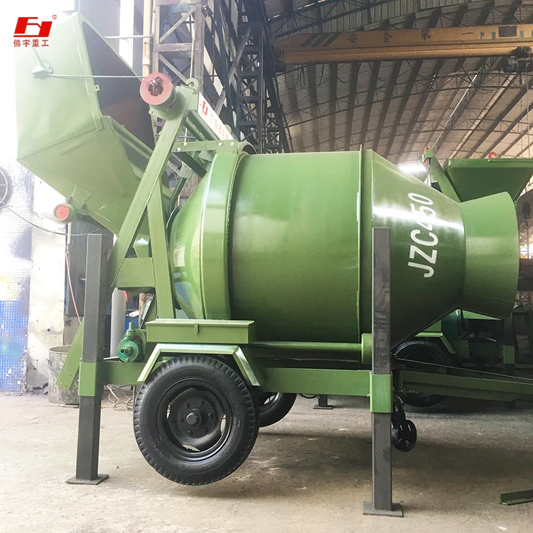 Free custom concrete mechanic mixing equipment  precast concrete equipment Easy Installation JZC450 concrete cheap mixer