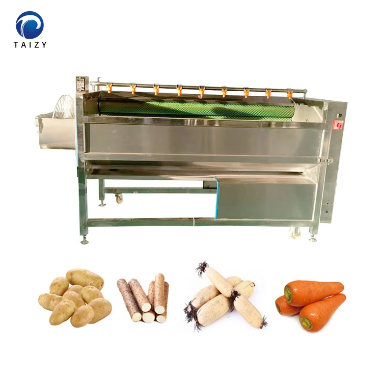 2023 Made In China Roller Peeling Machine Fruits And Vegetables Washing Machine Wool Roller Cleaning Machine