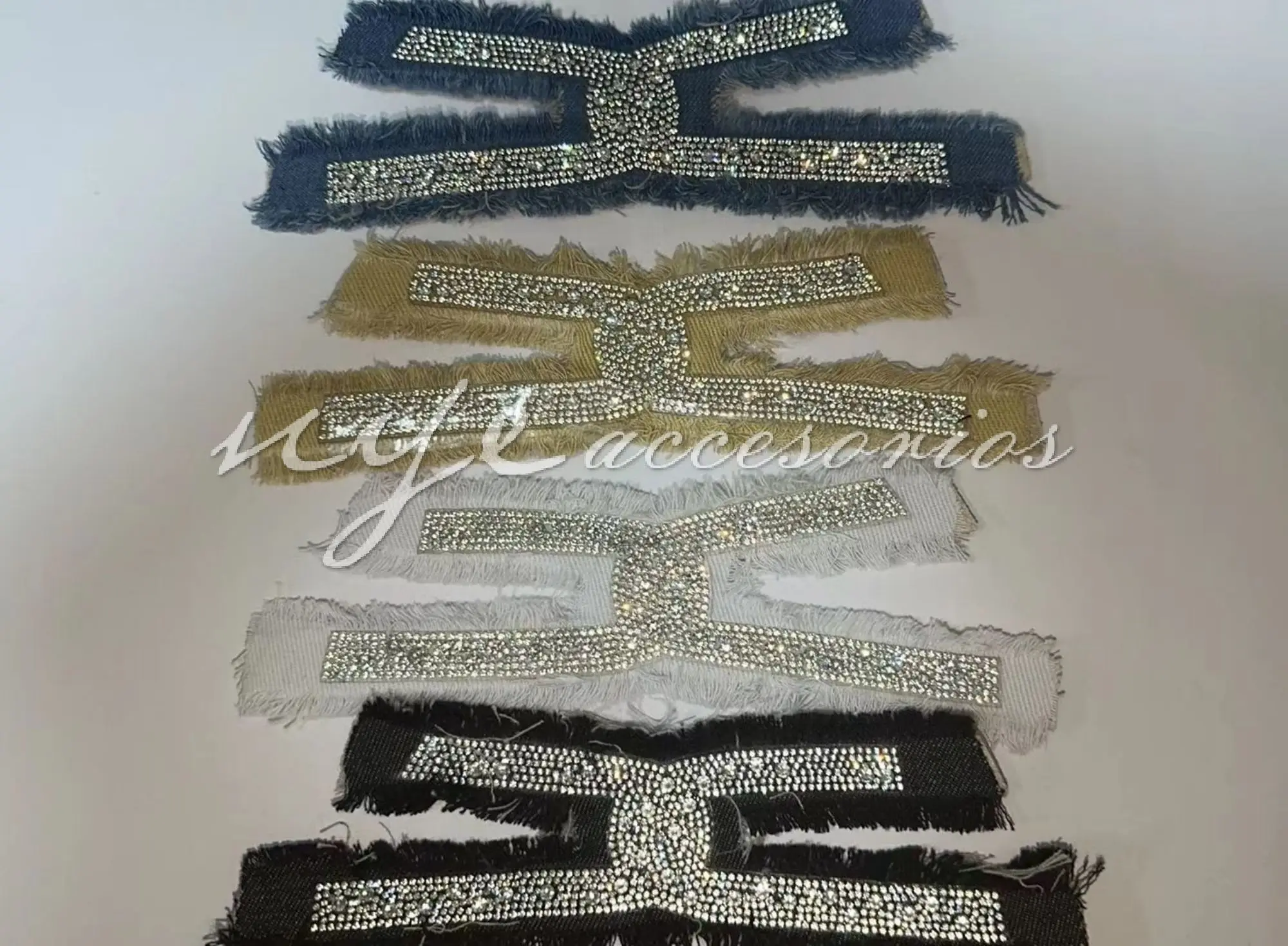 2024 Shoes Upper Accessories Rhinestone With Pearl  Processing Lady Flash Shoe Materials