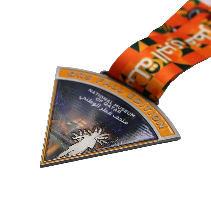High Quality Custom logo Zinc Alloy Souvenir custom color Medal Sport Marathon medal