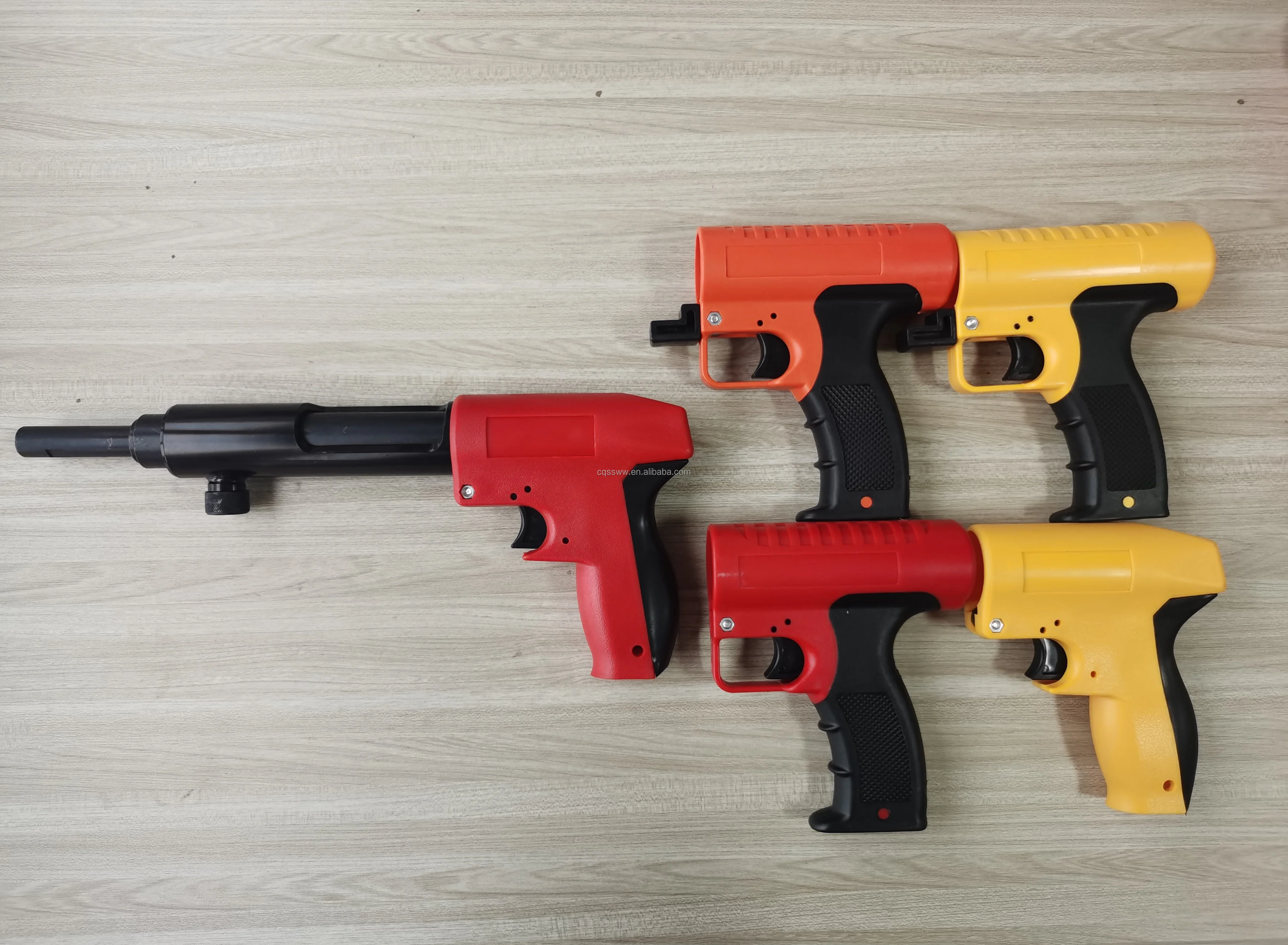 Cordless industrial grade Construction nailer set Silencing Powder Actuated nail gun for concrete drive pins