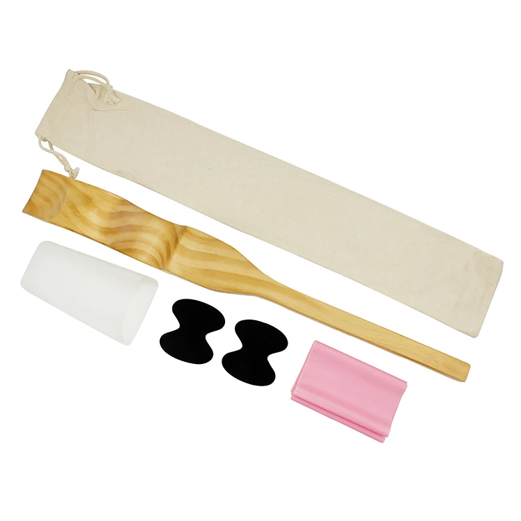 Pine Wooden Ballet Foot Stretcher With Elastic Stretch Band Rubber Sleeve Foam Pad