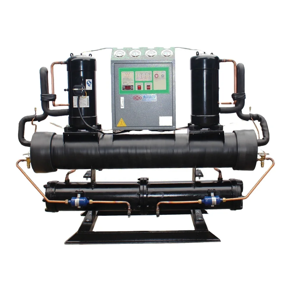 air refrigerating chiller industrial water cooled  screw chillers for factory production equipment temperature control