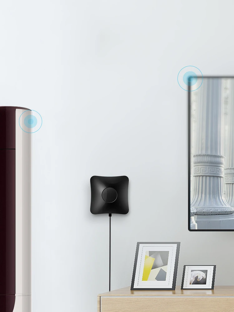 Wireless smart home technology BroadLink RM4 pro universal IR smart remote control for lights and appliances