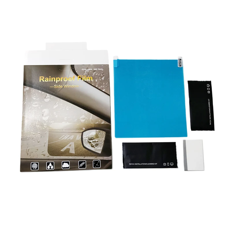 Car Rearview Mirror Rainproof Waterproof Anti Fog Anti Scratch Rain View Mirror Window Clear Anti Fog Protective Film