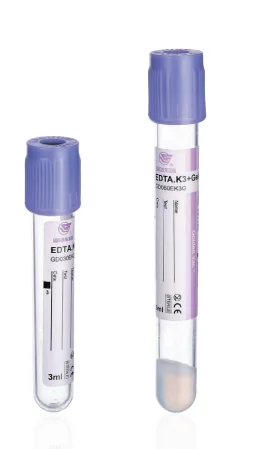 13X75mm Plastic Glass 2ml Vacuum Tubes EDTA K2 K3 heparin vacuum Blood Collection Tube