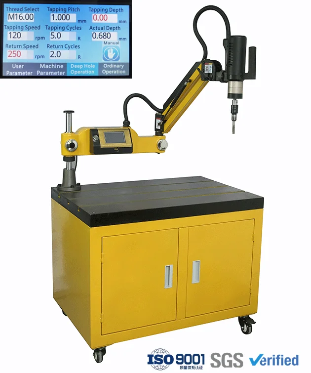 coil cnc electric tapping machine m3 m16 flange inner hydraulic  tapping machine