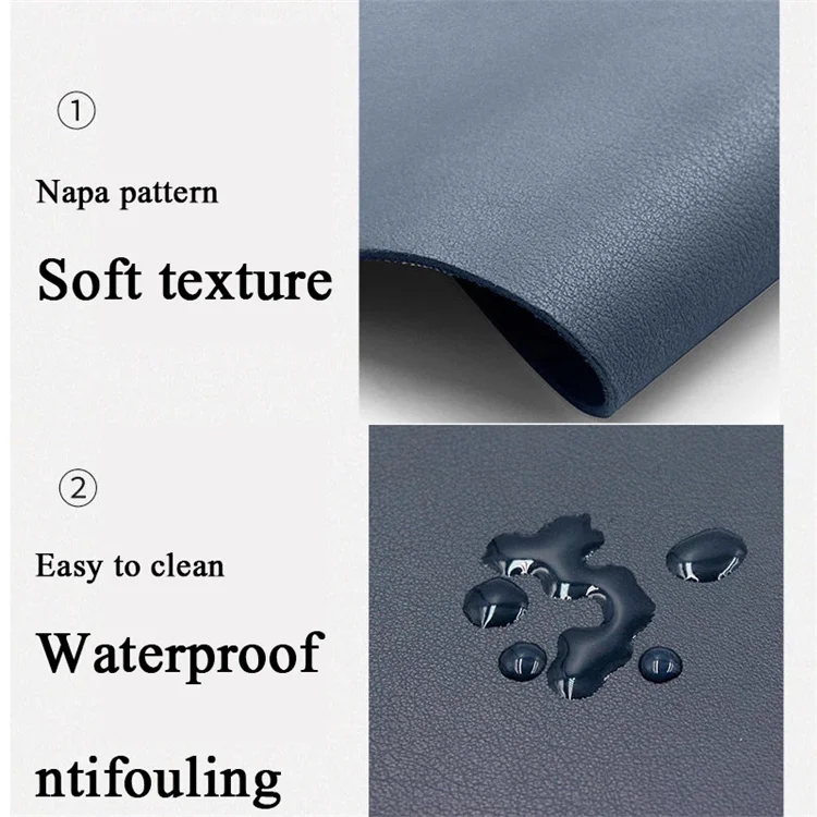 Best Small Size Solid color Waterproof PU Leather Laptop Mouse Mat Office Desktop Protector Mouse Pad For Laptop