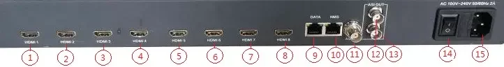  16 ports video audio rf dvbt tv encoder