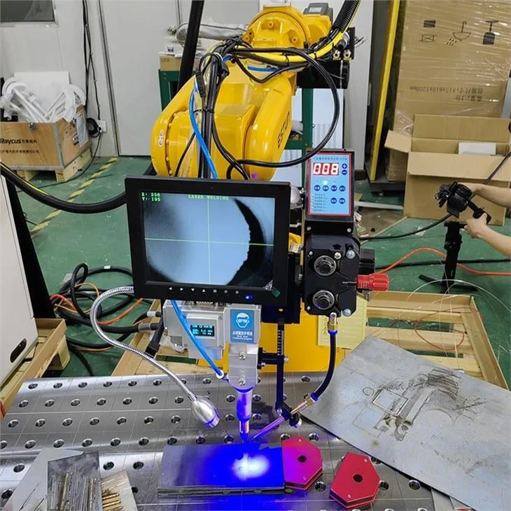 Сварочный аппарат с ЧПУ WeldingRobot CRP Robot волоконно-лазерные сварочные аппараты ESTUN 3D для труб из нержавеющей стали