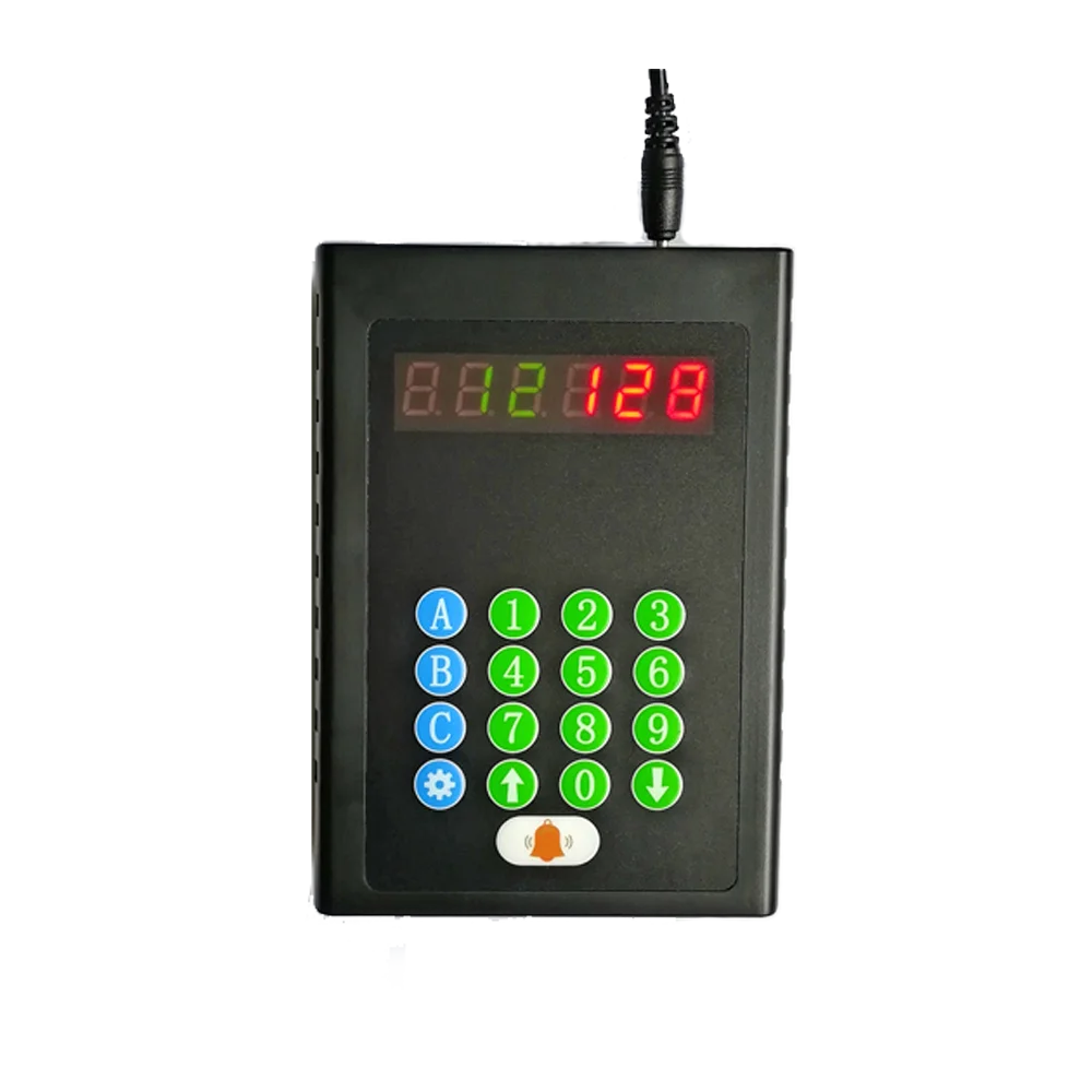 Small size Wireless automatic queuing system desktop button queue ticket printer for Bank clinic
