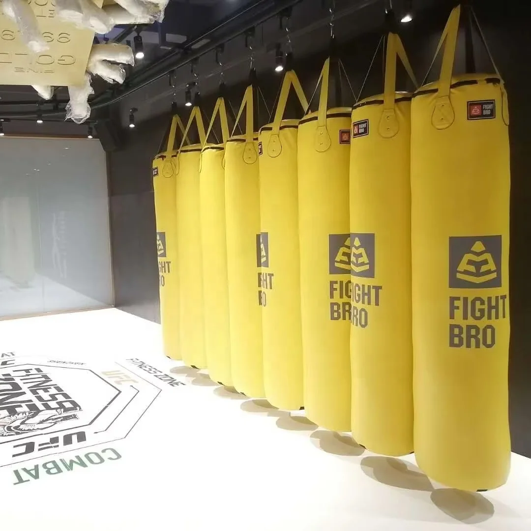 High Quality Wholesale Boxing Hanging Kick Punching Custom Punch Sand Bags Boxing Leather Heavy Boxing Punching Bag
