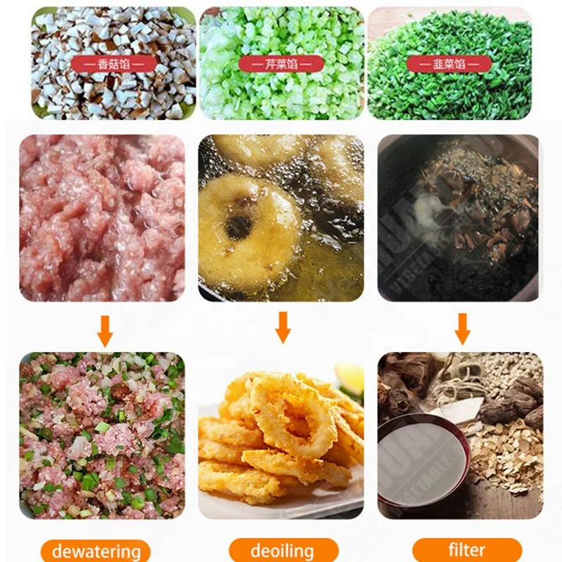 Stainless Steel Centrifugal Cabbage Spin Dryer Green Vegetables Dewatering Machine Food Dehydrator