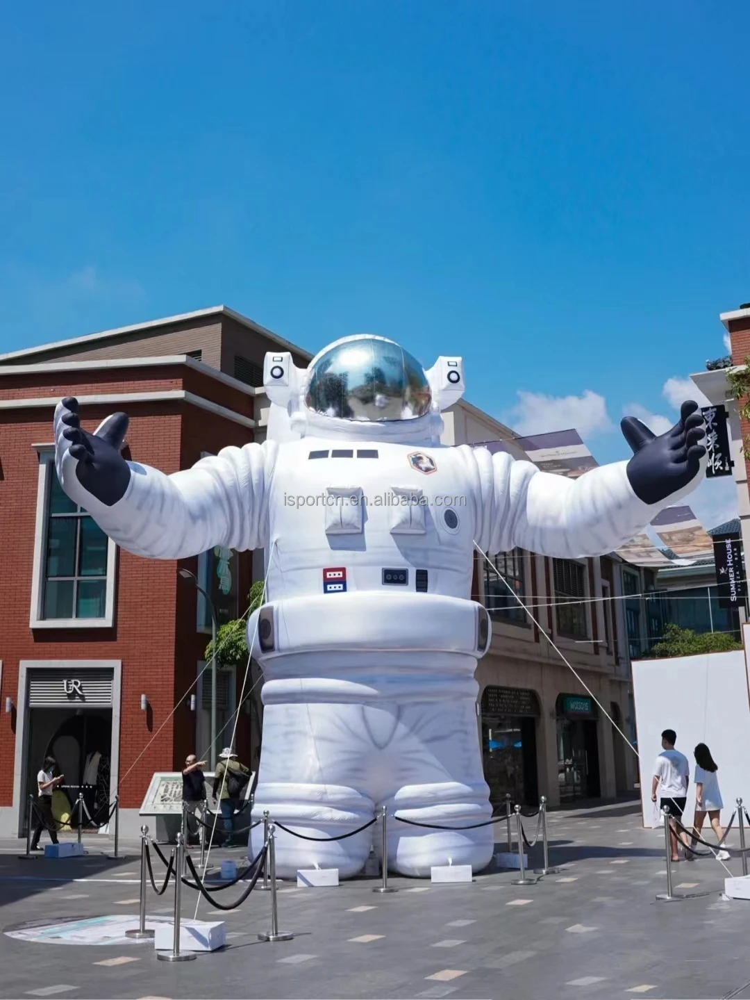 Advertising Inflatable Astronaut Mascot Space Man Model Giant Inflatable Astronaut With Led Lighting