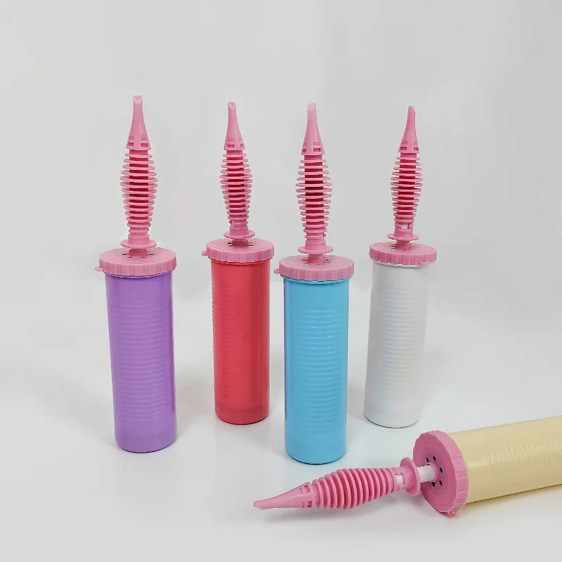 Air Balloon Portable Anti-skid Balloon Hand Push Plastic Inflator Air Pumps Simple Accessories For Party Decoration Balloon