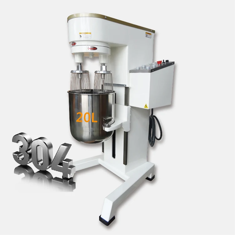 Commercial Industrial Double Arm 20L 20 Liters 40 Liters Electric Cake Snack Egg Bread Flour Mixing Planetary  Mixer Machine