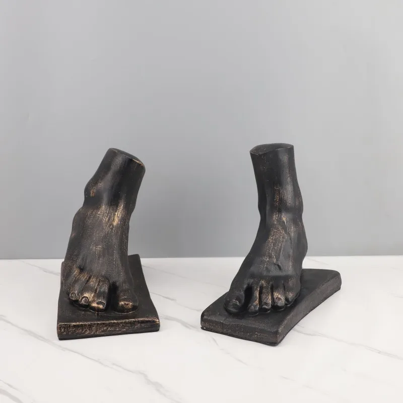 Modern Abstract Art Design Body Feet Sculpture Limb Part Statue Living Room Porch Library Resin Figure Ornaments