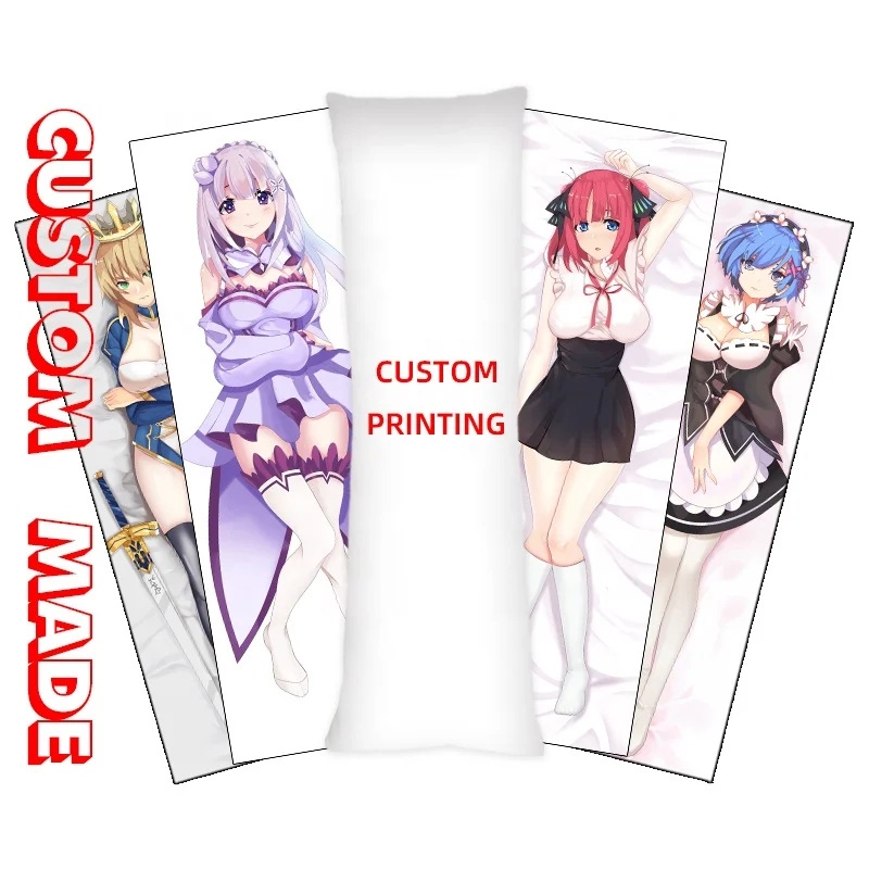 Japanese style girl body pillow case nude anime figure nude anime figure