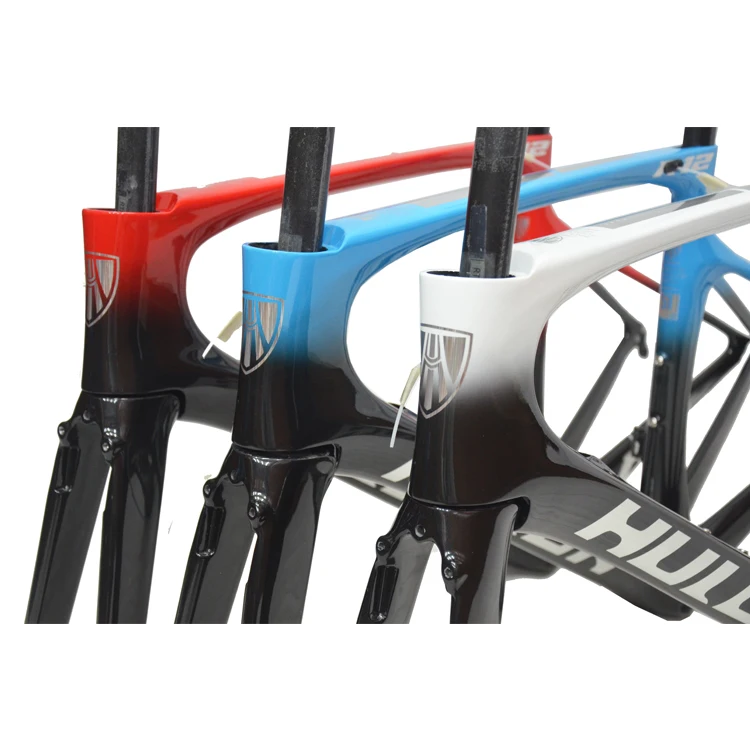 Chinese Factory Customized 700C New HULDA Bicycle Frames Carbon Fiber RoadBike Road Bike Frame