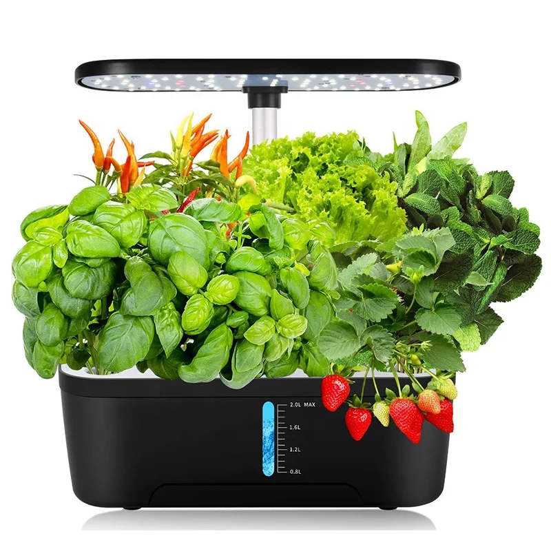 indoor small kitchen home planter pot smart herb garden grow hydroponics system kit hydroponic growing systems