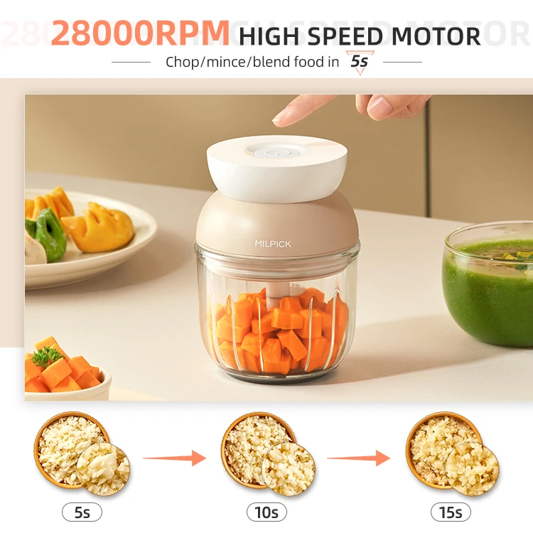 300ML mini multi-function multi purpose portable garlic onion spice vegetable chopper food fruit mixer grinders processor