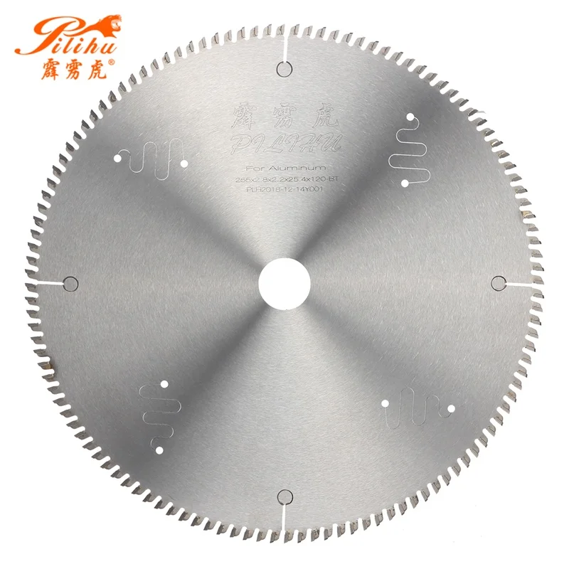 255*2.8/2.2*130T High Precision Circular Saw Blade For Cutting Soft Metal Material Aluminum And Curtain Wall Profiles