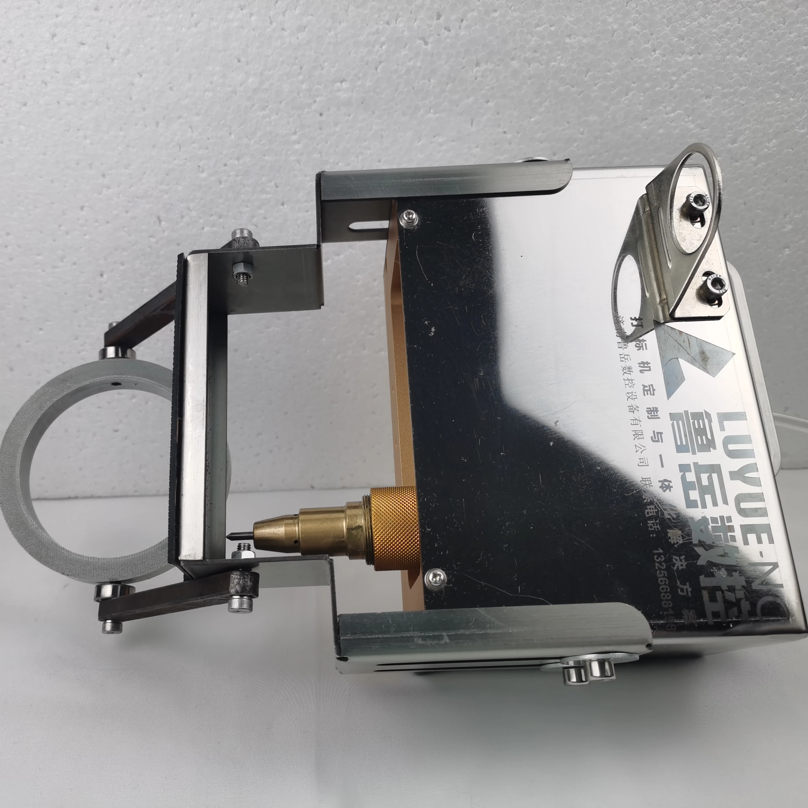 Powerful pneumatic  handheld dot peen marking machine for cylinder engraving machine for metal hardware tools engine vin number