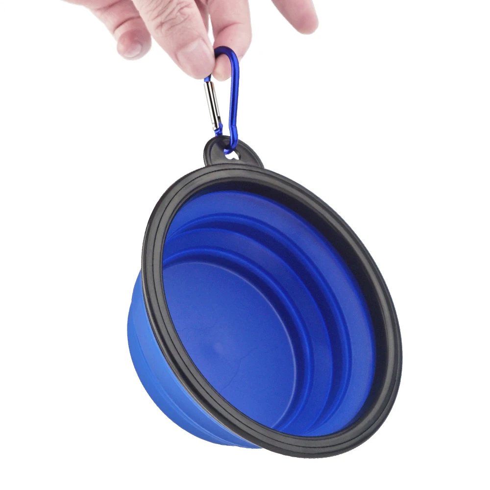 350ML 650ML 1000ML Eco Friendly Pet Feeding Bowls Waterproof Travel TPE Silicone Collapsible Dog Cat Water Bowl